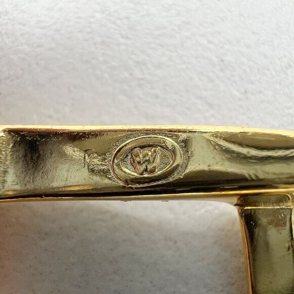 Vintage Gold Tone Simple Basic Belt Buckle for up to 1 Inch Belt - Picture 8 of 8